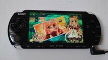 【動作確認済】PSP3001 北米版 ピアノブラック 状態良好 充電器 メモリースティック4GB付_画像2