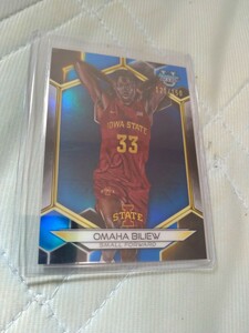 2023-24 BOWMAN university CHROME RC BLUE REFRACTOR OMAHA BILIEW 150枚限定 121/150