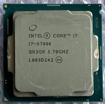 intel i7 8700k 動作確認済み_画像1