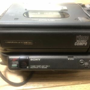 希少 SONY ソニー ビデオカセットレコーダー GV-U5 NTSC LCDモニター MGV-41 WALKMAN COMPO Video8の画像4