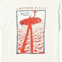 【送料無料】半袖TEE Tシャツ CAPTAIN FIN キャプテンフィン BE COOL MAN S/S TEE 21A3512404 日本代理店正規品 Lサイズ_画像3