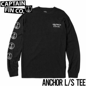 【送料無料】ロングスリーブTEE ロンT CAPTAIN FIN キャプテンフィン ANCHOR L/S TEE 21A3612401 日本代理店正規品　BLK XLサイズ