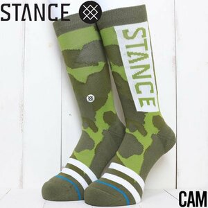 【送料無料】STANCE スタンス OG SOCKS クルーソックス 靴下 M556D17OGG　CAM　 L（27cm-31cm）サイズ