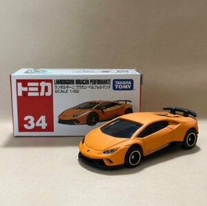 トミカ　ランボルギーニ　ウラカン　ペルフォルマンテ　No.34　2018　ミニカー　TOMICA　同梱可 LAMBORGHINI HURACAN PERFORMANTE (Ebw_bx)