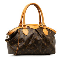 ルイ ヴィトン モノグラム ティヴォリPM ハンドバッグ M40143 ブラウン PVC レザー レディース LOUIS VUITTON 【中古】_画像2