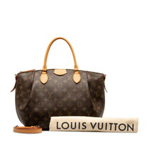 ルイ ヴィトン モノグラム テュレンMM ハンドバッグ ショルダーバッグ 2WAY M48814 ブラウン PVC レザー LOUIS VUITTON 【中古】_画像1