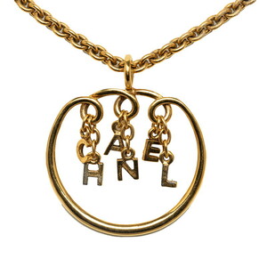  Chanel колье Gold металлизированный женский CHANEL [ б/у ]