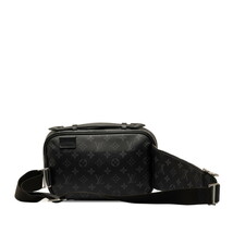 ルイ ヴィトン モノグラム エクリプス バムバッグ ボディバッグ ウエストバッグ M42906 ブラック PVC レザー LOUIS VUITTON 【中古】_画像3