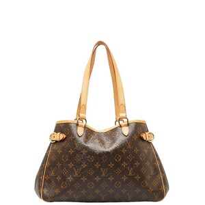 ルイ ヴィトン モノグラム バティニョール オリゾンタル ショルダーバッグ ハンドバッグ M51154 ブラウン PVC LOUIS VUITTON 【中古】