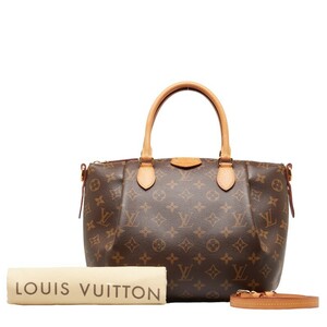 ルイ ヴィトン モノグラム テュレンPM ハンドバッグ ショルダーバッグ 2WAY M48813 ブラウン PVC レザー LOUIS VUITTON 【中古】