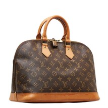 ルイ ヴィトン モノグラム アルマPM ハンドバッグ M51130 ブラウン PVC レザー レディース LOUIS VUITTON 【中古】_画像2