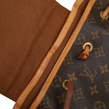 ルイ ヴィトン モノグラム モンスリGM リュック バックパック M51135 ブラウン PVC レザー レディース LOUIS VUITTON 【中古】_画像6