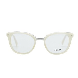  Prada очки очки белый серебряный пластик женский PRADA [ б/у ]