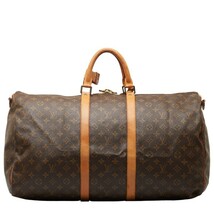 ルイ ヴィトン モノグラム キーポル バンドリエール 55 ボストンバッグ ショルダーバッグ 2WAY M41414 ブラウン LOUIS VUITTON 【中古】_画像4