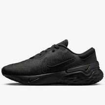 NIKE ナイキ Renew Run 4 リニューラン 4 26cm ALL BLACK オールブラック 黒 _画像2