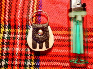  new goods * Scotland. race pouch [s Pola n] type key holder white *bag pipe ( that 1)