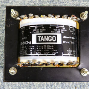 TANGO ◆ タンゴ 電源トランス  MS-200CT-A   POWER SUPPLY TRANS ◆ 導通確認済みの画像2