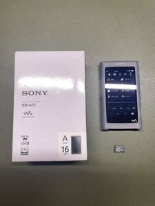 SONY WALKMAN ソニー ウォークマン NW-A55 Aシリーズ シリコンケース マイクロSD 256GB 付き