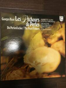 美品　歌詞対訳解説ライナー付　見開きジャケットGeorges Bizet ビゼー　/ Les Pecheurs de Perles 歌劇　真珠採り / ジャン　フルネ　指揮