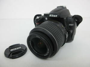 中古 カメラ Nikon ニコン D5000 / AF-S DX NIKKOR 18-55mm 1:3.5-5.6 G ※動作未確認 ／N