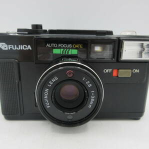 中古 カメラ FUJICA AUTO-7 DATE フィルムカメラ コンパクトカメラ FUJINON LENS 1:2.8 f=38mm ※通電のみ確認済 ／Iの画像2