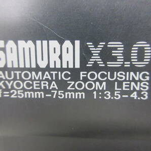 中古 カメラ KYOCERA SAMURAI X3.0 25-75mm 1:3.5-4.3 ※動作未確認 ／Kの画像8
