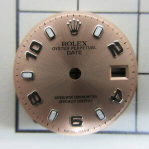 中古 ROLEX ロレックス 腕時計 文字盤 OYSTER PERPETUAL DATE オイスターパーペチュアルデイト ピンク / 針 短針 長針 秒針 現状品 ／10の画像3