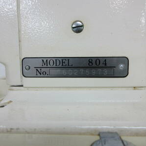 中古 ミシン JANOME ジャノメ MODEL 804 ミシン ハンドクラフト フットペダル付き※通電のみ確認済／Fの画像4