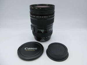 中古 カメラレンズ CANON ZOOM LENS EF 24-105mm 1:4 L IS USM ULTRASONIC ウルトラソニック ※動作未確認 ／J