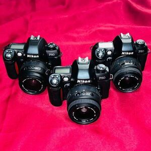 【説明文必読】動作品 一眼レフ フィルムカメラ Nikon ニコン F80 レンズセット ３セット まとめ売り お買い得品