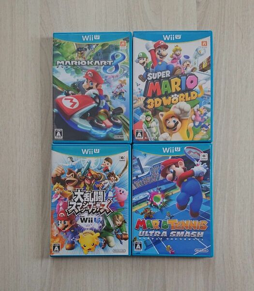 WiiU ソフト 大乱闘スマッシュブラザーズ スーパーマリオ マリオカート8 スーパーマリオ3Dワールド 任天堂 ウィーユー