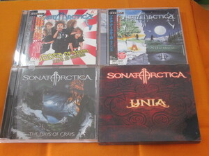 ♪♪♪ソナタ・アークティカ Sonata Arctica 『 The Days Of Grays 』『Unia』『 Songs Of Silence Live In Tokyo 2001』『Silence』♪♪♪