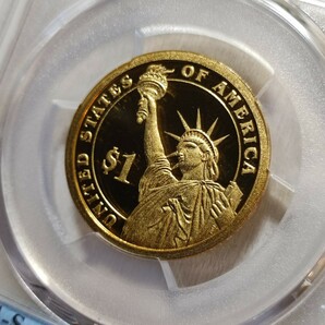 1円スタート！ 準最高鑑定 PCGS PR69DCAM 2011 アンドリュー・ジョンソン大統領 大統領1ドル硬貨 モダンコイン アンティークコイン の画像2
