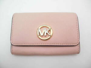 ☆ YMK863 MICHAEL KORS マイケルコース レディース カードケース 名刺入れ MKロゴ ライトピンク ☆