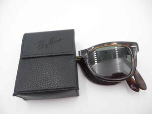 ★ YMK887 Ray-Ban レイバン メンズ レディース サングラス RB4105 710 FOLDING WAYFARER 折り畳み 50□22 度あり ケース付き ★