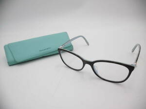 ★ YMK51 TIFFANY&Co. ティファニー レディース 眼鏡 メガネ TF2109-B-F 8134 53□17 140 度あり ケース付き ★