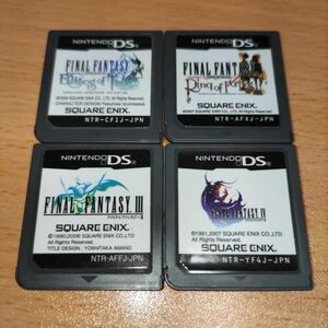 ４本セット ファイナルファンタジー３ ＦＦ４ クリスタルクロニクル リング・オブ・フェイト エコーズ・オブ・タイム ソフトのみ