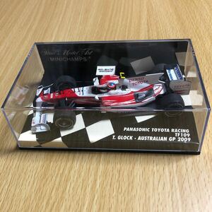 ミニカー 1/43 Panasonic Toyota Racing Australian GP 2009 KDDI #10 (ホワイト×