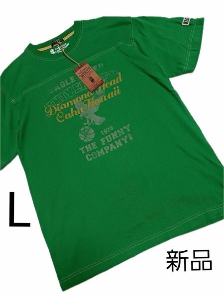 新品未使用　ファニーカンパニー　半袖 Tシャツ　L　 グリーン