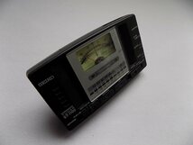 SEIKO CHROMATIC TUNER ST-1100/mo-K-58-5511/モード オート/内蔵マイク/薄型針式チューナー/新定番/見やすい/音名表示/バックライト_画像5