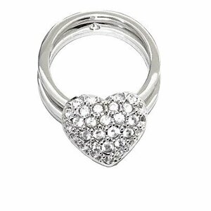  new goods! SWAROVSKI Swarovski rhinestone Heart tsu Yinling g/am-A-197-4162-3.1/ ring / on goods / beautiful / pretty / stylish 