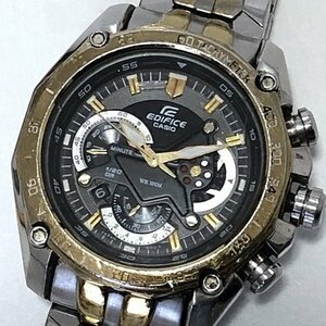 CASIO　カシオ　EDIFICE 腕時計　EF-550/am-A-205-5467-.5/ゴールド×シルバー カラー/メンズ/クォーツ/高級/本物