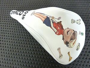 t256 イ・ボミ LEE BO MEE ゴルフ ウッド用 ヘッドカバー 直筆 サイン入り GOLF 用品 カバー グッズ 女子プロゴルフ 2015 QUEEN