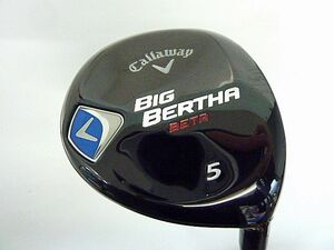 t271 良品 キャロウェイ BIG BERTHA ビッグバーサ BETA フェアウェイウッド 5番 5W フジクラ カーボンシャフト Air Speeder Flex R 