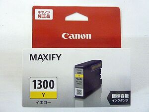 t318④ 未使用 純正 キャノン Canon MAXIFY インク カートリッジ PGI-1300 Y イエロー 標準容量 インクタンク 期限2024.09
