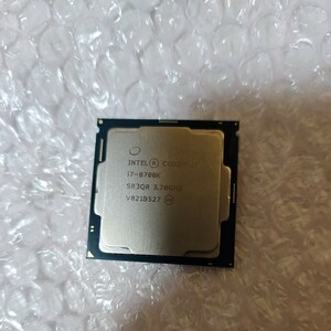 Intel Core i7-8700K LGA1151動作品CPU