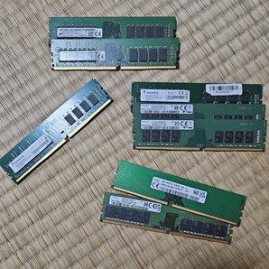 デスクトップPC用メモリ メモリ  DDR4 16GB  全8枚 規格混じり 動作未確認 ジャンクの画像1