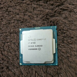 Intel Core i7-8700 LGA1151動作品CPU