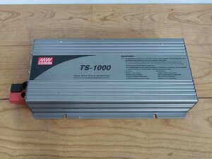 ☆【2F0326-26】 MEAN WELL ミーンウェル 正弦波インバーター TS-1000-124ASTL⑦ 1000W 24V ジャンク