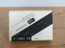 ☆【1F0405-54】 希少 KENWOOD ケンウッド ポータブルカセットプレーヤー CP-G5 オートリバースステレオカセットプレーヤー ジャンク_画像2